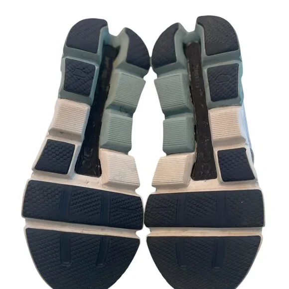 On Running Blue and Gray Athletic Shoes with CloudTec Cushioning - Picture 13 of 16